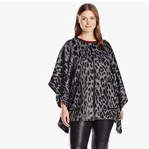 Rafaella Plus Size Women's Textured Anamalia Ponch